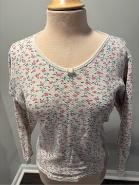 Vintage floral long johns SET